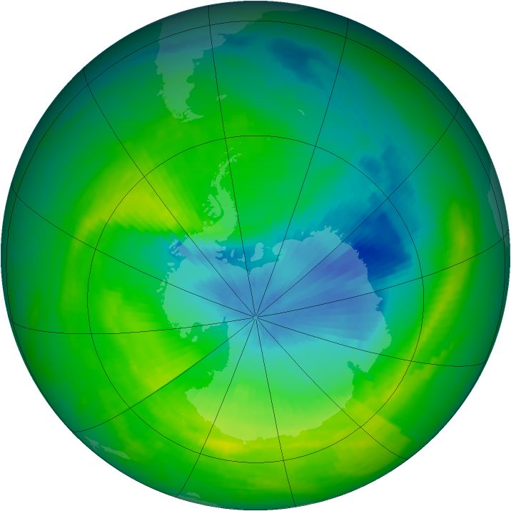 Ozone Map 1983-11-05